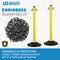 Us Weight ChainBoss Outdoor/Indoor Stanchion with 10 ft of Black Plastic Chain - Fillable Base, 2PK U2204 - alternate 5