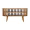 Homeroots 35in Brown Solid Wood Enclosed and Open Storage TV Stand 719191 - alternate 1