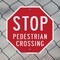 Signmission Stop Pedestrian Crossing, 6 Inch X 6 Inch, Plastic Sign OC-P-6-7 - alternate 7