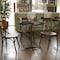 Flash Furniture Lars 30 in Round Wood Cocktail Table with 30 in and 42 in Columns, Black XA-30-COTA-BK-GG - alternate 17