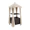 Crosley Palm Harbor Wicker Outdoor Storage Towel Valet CO7304-BR - alternate 1