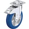 Blickle Swivel Plate Caster, PU, 8", Brake, Load Rating: 660 lb. LE-ALBS 200K-14-FI-CO - alternate 1