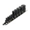 Performance Tool 9 pc. Impact Hex Bit Socket Set, Metric, Stubby, CrMo Steel, Storage Rail W38964 - alternate 1