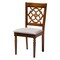 Baxton Studio Renaud Modern Grey and Walnut Brown Wood 5-Piece Dining Set 254-9876-8959-ZORO - alternate 10
