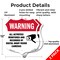 Signmission Video Surveillance Shield Label Set Warn, 12 inch X 12 inch, Aluminum Metal Sign, 2PK SHI-A-2PACK-12-467 - alternate 5