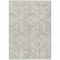 Homeroots 10' X 14' Beige And Ivory Geometric Washable Indoor Outdoor Area Rug 612988 - alternate 8