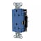 Hubbell Wiring Device-Kellems Straight Blade Receptacle, 5-20R, 20 A, 125V AC, 2 Pole, 3 Wire, Surface Mount, Grounded HBL2162STBL - alternate 1
