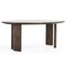 Homeroots 78" Brown Solid Wood Dining Table 549038 - alternate 1