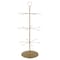 Lavish Home Cocktail Tree Stand 3-Tier Champagne Tower Holds 18 Stemware Glasses For Party Decorations KIT-DRNK1-GLD - alternate 8