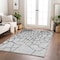 Homeroots 3' X 5' Gray And Charcoal Abstract Washable Indoor Outdoor Area Rug 601128 - alternate 9