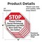 Signmission Stop Please Follow Social Distancin, 4 inch X 4 inch, Vinyl Decal, 5PK OC-D-5PACK-4-196 - alternate 4