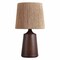 Jonathan Y Highland 22.25" Classic Cottage Tapered Resin/Metal LED Table Lamp w/Paper Rope Shade, Dark Brown Woo JYL9201B - alternate 9