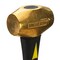 Abc Hammers 3 lb. Brass Hammer with 14" Fiberglass Handle ABC3BF - alternate 4