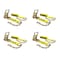 Mytee Products 4 inx40 ft Ratchet Strap w/ Chain Anchor 5,400 Lbs WLL Tie Down Cargo Truck Straps, 4PK RS440CAx4 - alternate 1