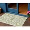 Homeroots 3' X 5' Sage And Ivory Damask Washable Indoor Outdoor Area Rug 614395 - alternate 1