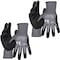 Klein Tools Coated Gloves, nitrile, Gray/Black, XL 2 PK 60586 - alternate 1