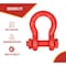 Mytee Products 1-1/2 inAnchor Shackle Forged Carbon Steel w/Safety Screw Pin Load Limit 34,000lbs SHACKLE-ANCHOR-BT-112 - alternate 8