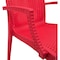 Leisuremod Weave Mace Indoor/Outdoor Arm Chair, Red MCA19R - alternate 7