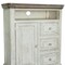 Homeroots 39" Off White Solid Wood Three Drawer Gentlemans Chest 524573 - alternate 10