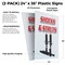 Signmission Shocks&Struts, Plastic Signs Only 24 Inch x 36 Inch, Corrugated Plastic, 2PK CSB-2436-2PACK-Shocks&Struts - alternate 2