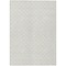 Homeroots 5' X 8' Ivory And Beige Geometric Washable Indoor Outdoor Area Rug 596196 - alternate 9