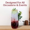 Smarty Had A Party 9 oz. Clear with Gold Stemless Plastic Champagne Flutes (64 Glasses), 64PK 3709-CLG-CASE - alternate 9