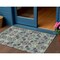 Homeroots 3' X 5' Blue And Purple Geometric Washable Indoor Outdoor Area Rug 609002 - alternate 1