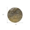 Homeroots 8' Brown Taupe And Chocolate Round Abstract Washable Indoor Outdoor Area Rug 577825 - alternate 7