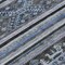Homeroots 8' X 10' Blue Gray And Charcoal Tribal Washable Indoor Outdoor Area Rug 615401 - alternate 9