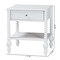 Baxton Studio Callison Spindle Nightstand, White 271-14739-ZORO - alternate 7