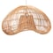 Bali & Pari Hansa Natural Rattan Pendant Lampshade - Handcrafted Dome-Shape Ceiling Light Cover, Boho Decor 261-14235-ZORO - alternate 1