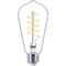 Signify 60W Equivalent Soft White ST19 Medium Dimmable Vintage LED Decorative Light Bulb 565838 - alternate 3