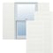 Ekena Millwork True Fit PVC Horizontal Slat Framed Modern Style Fixed Mount Shutters, Unfinished, 12W x 42H, PR TFP001HF12X042UN - alternate 1