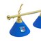 Holland Bar Stool Co New York Rangers 3 Shade Billiard Light, Brass Fixture BL3BRNYRang - alternate 8
