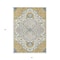 Homeroots 3' X 5' Gold Ivory And Blue Oriental Washable Indoor Outdoor Area Rug 596626 - alternate 9