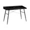 Homeroots 47" Black and White Wood and Metal Parsons Computer Desk 489980 - alternate 1