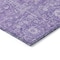 Homeroots 8' Plum And Lavender Round Floral Washable Indoor Outdoor Area Rug 604679 - alternate 8