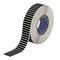 Brady Laser Markable Matte Black Polyimide Labels 0.25 in H x 1.5 in W Black 10000/RL LZR-45-730-10 - alternate 1