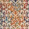 Homeroots 8' X 11' Ivory Blue Orange And Green Trellis Indoor Outdoor Area Rug 546793 - alternate 6