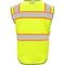 Ironwear Hi-Vis Safety Vest w/Black Bottom M Class 2 , Zipper 8 Pockets 1244-BKZ-RD-MD - alternate 2