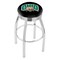 Holland Bar Stool Co 30" Chrome Ohio University Swivel Bar Stool, Accent Ring L8C3C30UnivOH - alternate 1