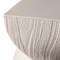 Leisuremod Onyx Twisted Square Fiberstone Side Table, Tree Bark Texture, Fully Assembled OST14CR - alternate 9