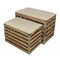 Homeroots Set of Two Brown Wood Slat and Upholstery Storage Benches With Flip Top 379835 - alternate 7
