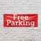 Signmission Free parking, 18 Inch x 48 Inch, Vinyl Banner B-30643 - alternate 4