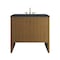James Martin Vanities Hudson 36" Single Vanity, Honey Oak w/ 3 CM Charcoal Soapstone Silestone Top 435-V36-HNO-3CSP - alternate 1