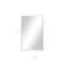 Homeroots 38" Silver Aluminum Framed Bathroom Vanity Mirror 719487 - alternate 3