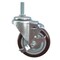 Service Caster 4 Inch SS Maroon Polyurethane Swivel 12mm Threaded Stem Caster Brake SCC SCC-SSTS20S414-PPUB-MRN-TLB-M1215 - alternate 1