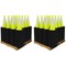Traffic Kontrol 18in Traffic Safety Cone, 3Lbs, Lime, 6in Hi Intensity Reflective Collars, Bulk Pallet, 1856PK TKTC-18-3-LM-1C-1856 - alternate 1