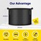 Ipower Plant Grow Bag 20-Gallon Heavy Duty Fabric Pots, 300G Thickened Nonwoven Container, 5PK GLGROWBAG20X5BLKV5 - alternate 7