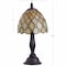Jonathan Y Campbell Tiffany-Style 12.5" LED Table Lamp, Bronze JYL8015A - alternate 6